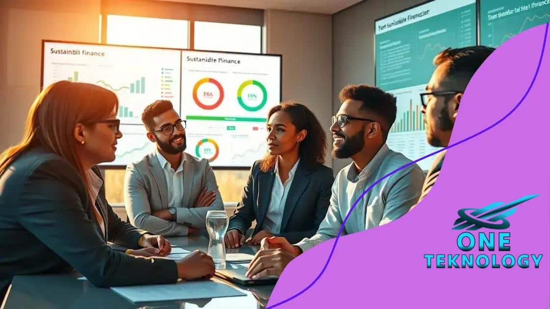 Key principles of sustainable finance