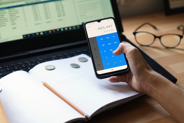 A close-up shot of a smartphone screen displaying a visually appealing personal finance app dashboard. The dashboard includes interactive charts showing spending habits, savings progress, and investment performance. The app also provides personalized tips and recommendations for improving financial health. The overall image is clean, modern, and user-friendly.
