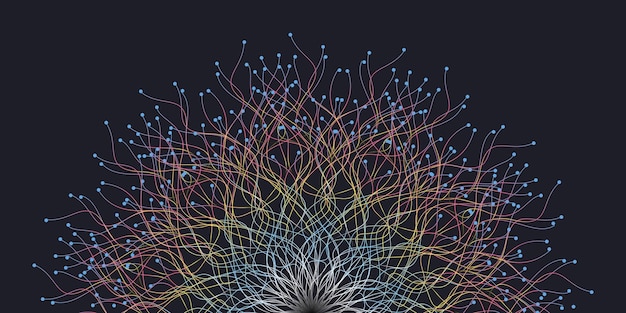 An artistic representation of a complex neural network overlaid on a human brain, symbolizing the intersection of artificial intelligence and human intelligence in marketing. The image should convey the importance of ethical considerations, algorithmic transparency, and fairness in AI-driven marketing practices.