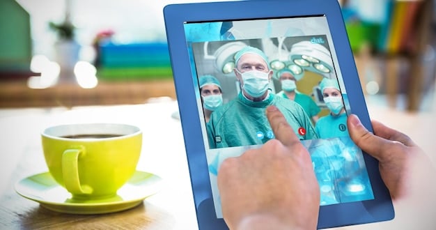 A split-screen image showcasing AI applications in various industries. On one side, a doctor uses AI to diagnose a patient, while on the other side, a financial analyst monitors AI-driven trading charts. The image symbolizes AI's versatility across sectors.