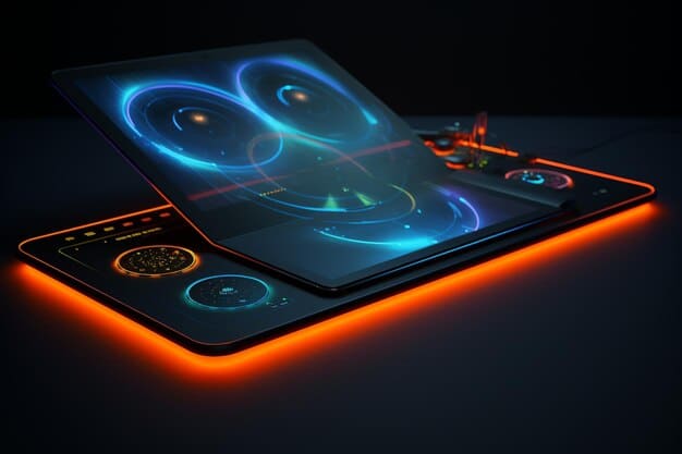 A smartphone displaying a graphically intensive game with high frame rates and detailed visual effects, highlighting the gaming capabilities enabled by its octa-core processor.