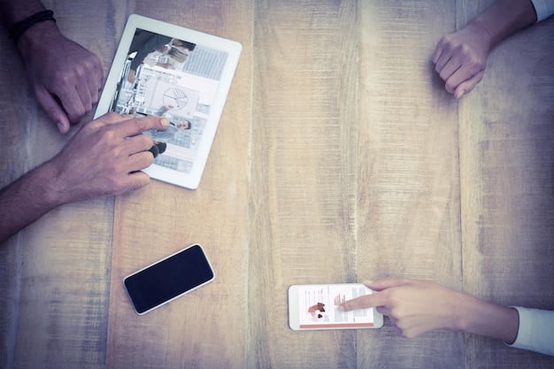 A split-screen showing an old newspaper with a black-and-white tech review on one side, and a modern smartphone displaying a vibrant, multimedia online review on the other.