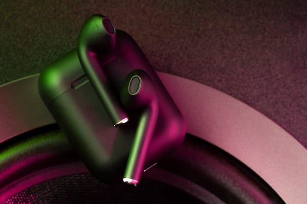 The Aura headset charging via a USB-C cable, with a digital display showing battery percentage, emphasizing its modern charging capabilities.