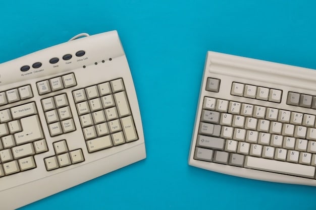 A detailed comparison shot of the ErgoMax keyboard next to a standard non-ergonomic keyboard, highlighting the difference in wrist posture and key layout.
