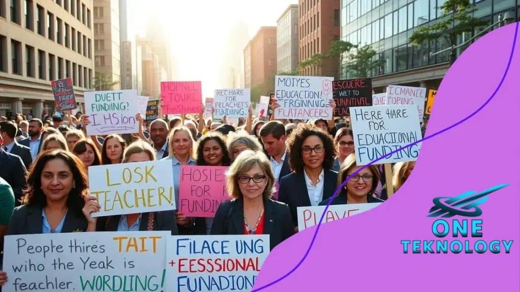 NEA protests federal cuts to public education funding